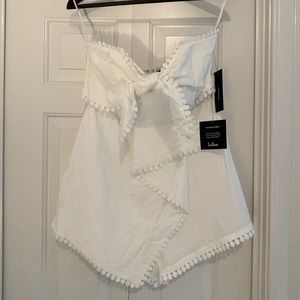 Lulu’s White Jumpsuit - M - NWT!